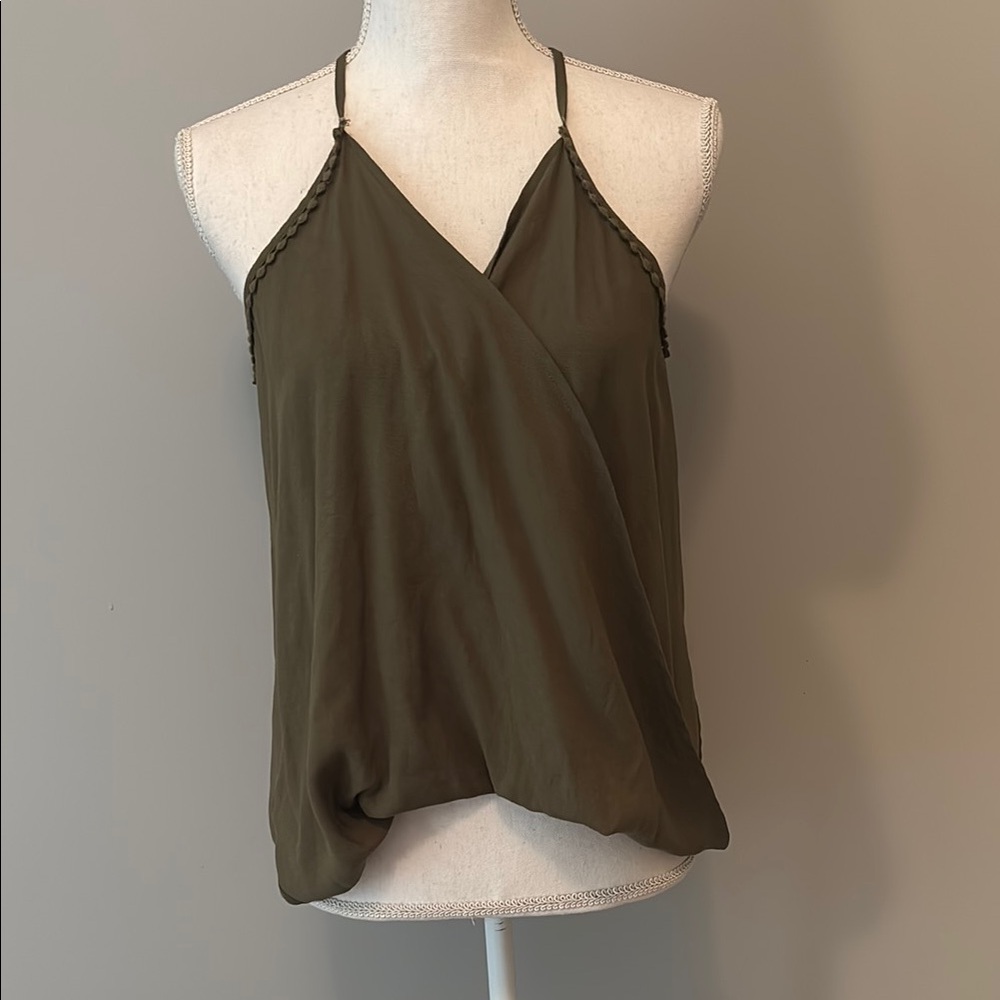 Olive Green Women's Top